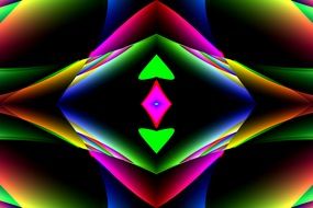 neon digital artwork