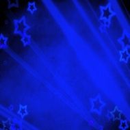 blue background with starry pattern