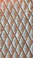 diamond-shaped pattern