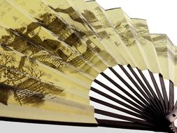 hand painted chinese fan