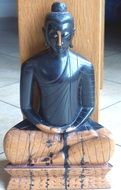 Buddha Statue Wooden Texture