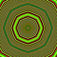 neon geometrical pattern