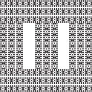 black white seamless pattern with small squares