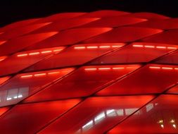 Red Light Cells Allianz Arena