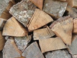wooden bars stacked on top of each other