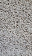 uncut surface of the wall
