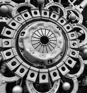 Metal Mandala Ornaments