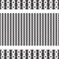 black pattern on white background