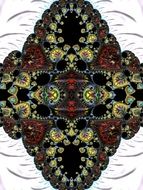 beautiful fractal ornament