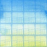 decorative blue yellow pattern