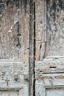 Door Wood Texture Paint Iron