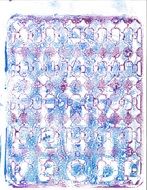 background with pastel blue vintage pattern