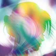 Background Portrait Colorful