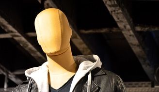 a mannequin without a face