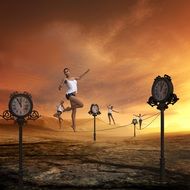 Time Fast Moving as a drawing