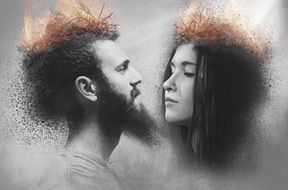 Jesus and Mary Magdalene in the picture
