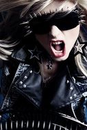 photo of a crazy rock fan
