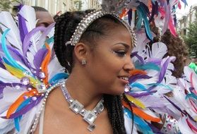 girl in costume at the carnival