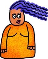 Cartoon female