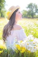 Photo of happy young woman