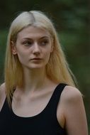 unusually beautiful Young Woman