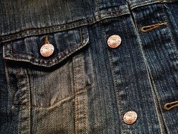 jeans jacket with buttons