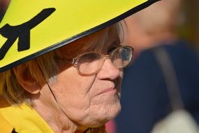 Woman on the concert in Hamburg