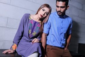 Man and Woman Fashion Models