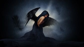 black angel woman