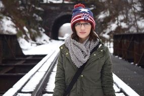 unusually beautiful Teenager girl