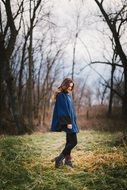 Picture of Posing Lady in a forest