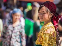 young girl in vietnam