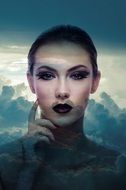 unusually beautiful Woman Dream Relaxation