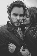 Black And White photo of couple