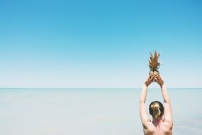 Girl with the pineapple