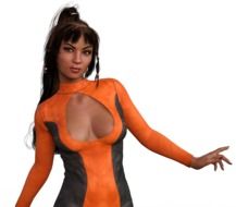 digital seductive woman