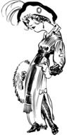 Cartoon Female drawing