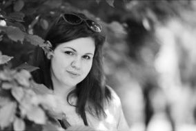 Young Girl monochrome Portrait