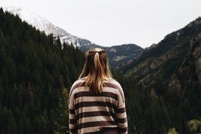 Female Thoughtful Alone