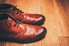 Brown Shoes Lace-Up