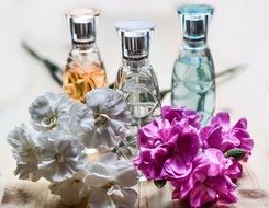 perfume bottles