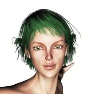 Portrait of Elf Woman