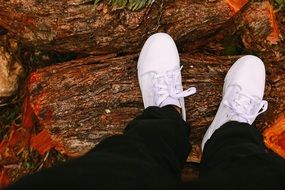 Shoes Feet White