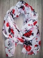 floral scarf