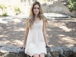 beautiful and young smiling woman