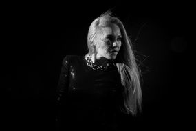 portrait of a sexy blonde