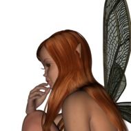 female elf with wings