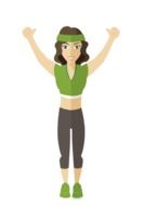 drawing girls athletes