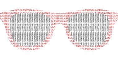 Creative glasses design clipart