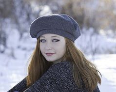 Portrait of the model girl